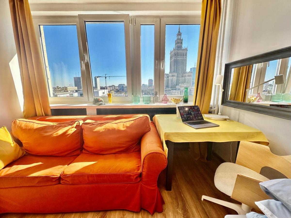Super Apartament Brown 2X Metro Nowy Wifi Netflix Spotify Panorama Miasta Varşova Dış mekan fotoğraf