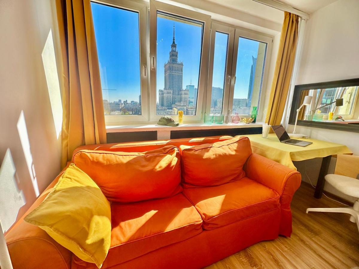 Super Apartament Brown 2X Metro Nowy Wifi Netflix Spotify Panorama Miasta Varşova Dış mekan fotoğraf