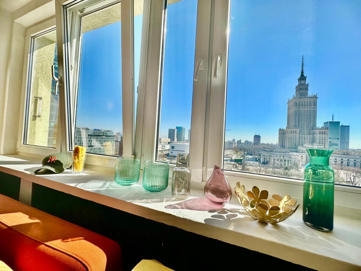 Super Apartament Brown 2X Metro Nowy Wifi Netflix Spotify Panorama Miasta Varşova Dış mekan fotoğraf