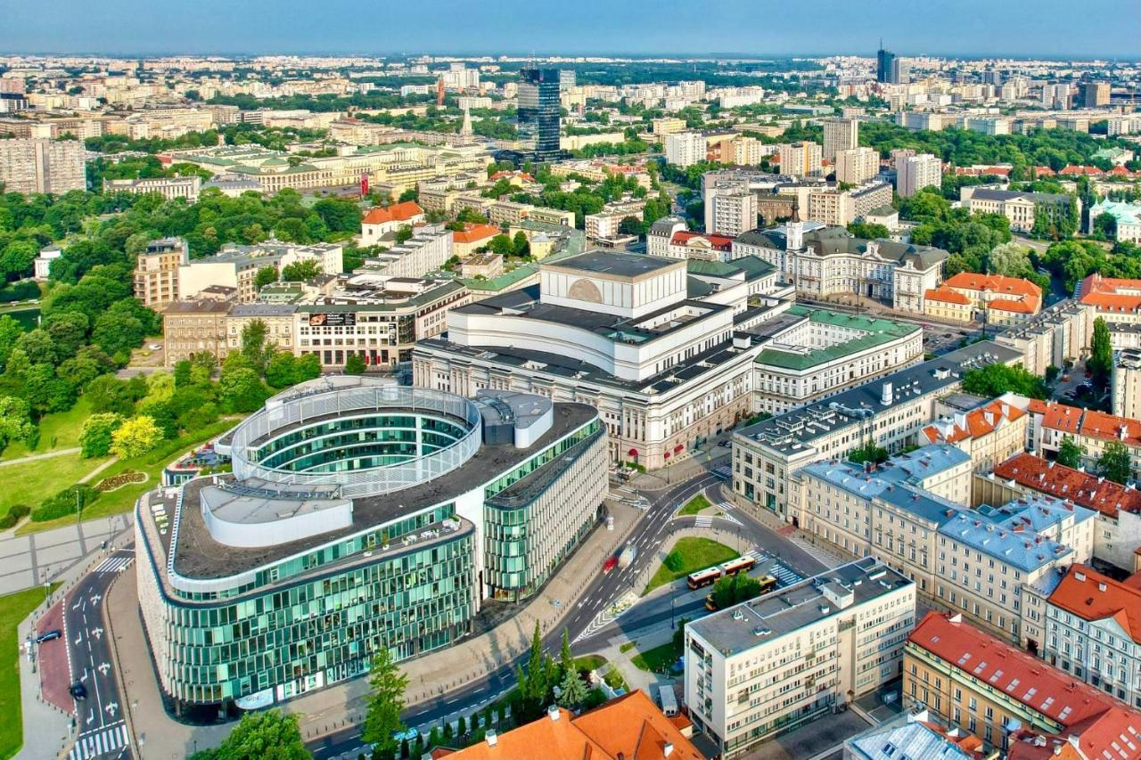 Super Apartament Brown 2X Metro Nowy Wifi Netflix Spotify Panorama Miasta Varşova Dış mekan fotoğraf